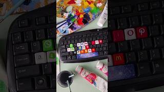 customised keyboard part 16 art acrylic drawing acrylicpaint artist acrylicpainting painting [upl. by My]