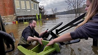 Hallowell businesses struggle after severe flooding just days before Christmas [upl. by Ahtram]