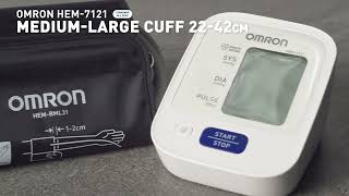 OMRON HEM7120 and HEM 7121 BASIC BLOOD PRESSURE MONITOR  Smart Wellness [upl. by Arihaz]