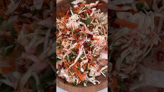 Pomegranate and cabbage salad Full recipe in the description [upl. by Enelaj771]