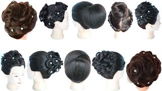 7 easy and simple juda hairstyles for party  cute hairstyles  hairstyles for girls  hairstyle [upl. by Colner]