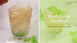 Mint Julep Mocktail Recipe [upl. by Atiuqal]