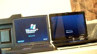 Windows xp vs windows vista boot [upl. by Bagger602]