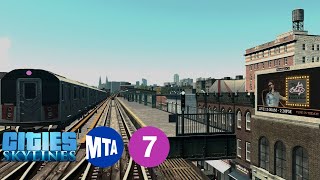 First Person Subway Ride  Cities Skylines  Noire City [upl. by Ettevahs]