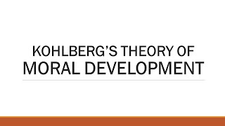 Kohlbergs Theory of Moral Development With Examples [upl. by Sihon487]