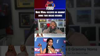 Nicki Minaj Grammy Troubles Continue Receives 0 Nominations Despite Record Breaking Tour [upl. by Godfrey]