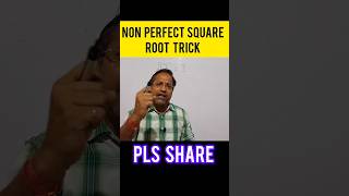 Non Perfect Square Root Tricks  Maths Tricks  shorts [upl. by Ellenoj492]