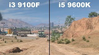 i3 9100F vs i5 9600K 50 [upl. by Anahsohs331]