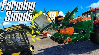 Starting a CORN FARM in Farming Simulator 19 MULTIPLAYER Farming Simulator 19 Gameplay amp Roleplay [upl. by Ariaek]