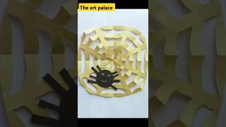 Spider web paper cutting craft [upl. by Attelahs]