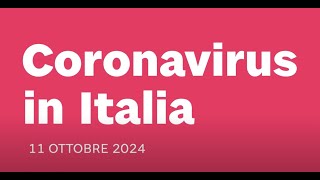 Coronavirus bollettino dell 11 ottobre 2024 [upl. by Neilla732]