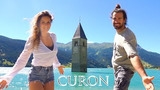 CURON  Italy’s most famous SUBMERGED village True story of LAKE RESCHEN VAN LIFE South Tyrol [upl. by Mad567]