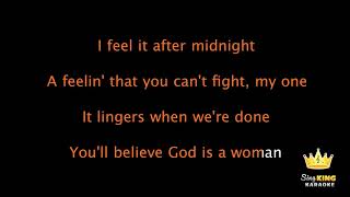 Ariana Grande  God Is A Woman  Karaoke MALE KEY higher key [upl. by Mcroberts902]