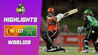 Perth Scorchers v Melbourne Stars  WBBL09 [upl. by Lyndon]