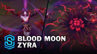 Blood Moon Zyra Skin Spotlight  PreRelease  PBE Preview  League of Legends [upl. by Nell295]