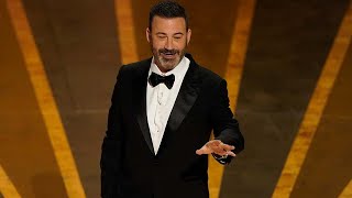 Oscars 2023 Jimmy Kimmel jokes about Will Smith slap during monologue [upl. by Myrvyn998]