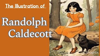 Randolph Caldecott biography with famous illustration work [upl. by Alick]