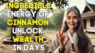 PROVEN✅Incredible Energy of Cinnamon Unlock Wealth in Days  Buddhist teachings [upl. by Ahsina]