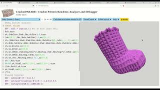 Tutorial 2D3D Crochet Patterns with CrochetPARADE Part 1 Overview [upl. by Germain930]