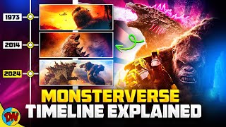 MONSTERVERSE Timeline amp Watch Order Explained  Godzilla X Kong [upl. by Hairas]