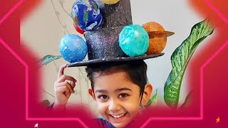 Planet hat Craft  waste material craft [upl. by Katina124]