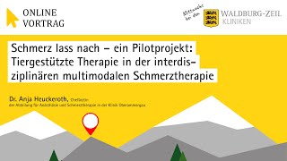 Tiergestützte Therapie in der interdisziplinären multimodalen Schmerztherapie [upl. by Krall]