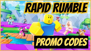 RAPID RUMBLE CODES ROBLOX 🌟NEW [upl. by Levison]