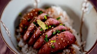 Steak Don Japonais  Recette Facile et Délicieuse 🥢 [upl. by Sammie]