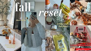 FALL  WINTER RESET 🍂☕️ decluttering decorating  cozy fall vibes [upl. by Bartosch472]