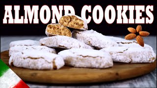 quotRicciarelliquot Traditional Italian Almond Cookies Gluten Free Recipe [upl. by Lenahs]