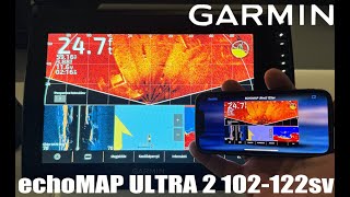 GARMIN Echomap Ultra 2 122SV Dobozbontás és első beüzemelés [upl. by Vanzant]