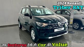 Renault Triber RXT Black Colour With Features Updates ❤️ Triber 7 Seater Car [upl. by Monty]