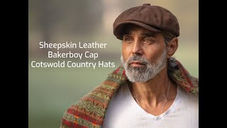 Sheepskin Leather Bakerboy Cap [upl. by Anilad]