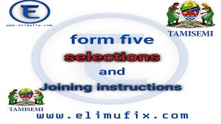 Form five selection 202425 by tamisemi  waliopangiwa kidato cha tano 20242025 [upl. by Elmajian]