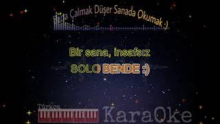 Bir Sana Yandım ben Karaokeİbrahim ErkalAdem KılıççıTürkçe Piano Karaoke [upl. by Imiaj526]