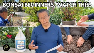 All About Watering Soil amp Fertilizing for Bonsai Beginners [upl. by Hannavas610]