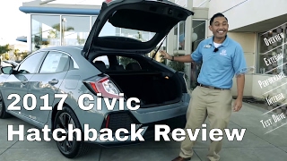 🇬🇧🏎2017 Civic Hatchback review amp test drive EXL Navigation Review features [upl. by Smukler]