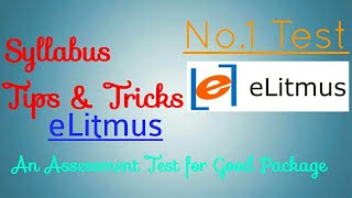 eLitmus Syllabus  Tips and Tricks [upl. by Guthrie]