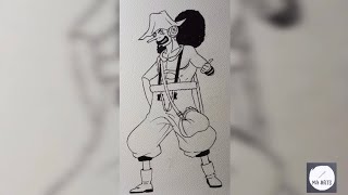 How to draw usopp  how to draw  tutorial  Maarts [upl. by Yenot]