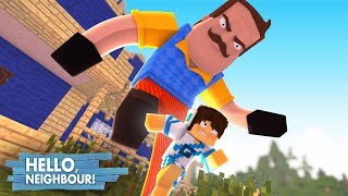 Minecraft HELLO NEIGHBOR  O VIZINHO ME ENCOLHEU [upl. by Ephrayim]