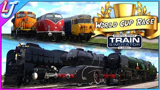 Train Simulator  Double Heading Steam amp Diesel World Cup Race [upl. by Thomsen]