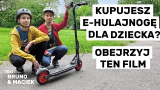 Dziecko na elektrycznej hulajnodze Obejrzyj ten film [upl. by Arihaj]