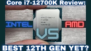 INTEL CORE i712700K REVIEW RYZEN 7 5800X KILLER [upl. by Rovner]