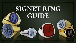 Mens Signet Rings What They Are amp How To Wear Them [upl. by Melvena]