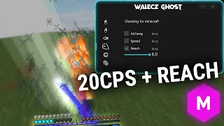 BEST AUTOCLICKER FOR MINECRAFT 20CPS MINEMENCLUB REACH  WALECZ GHOST minecraft [upl. by Raines]