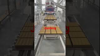 Jianfeng automatic QT18 block production line produce paver block [upl. by Ellienad]