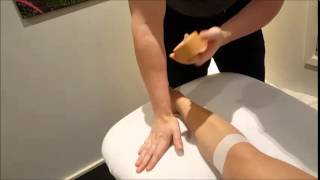 Knee strapping for patella tendon pain [upl. by Painter]