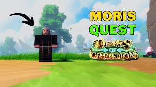 How To Do Moris Quest in Devas of Creation  Devas of Creation First Neath a Tree  Roblox [upl. by Airetnohs672]