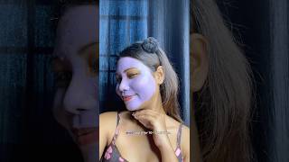 Viral purple clay mask  skin radiance mask  reviewing ✨ foxtale [upl. by Enyallij245]