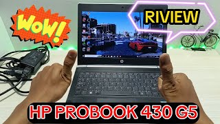 RIVIEW LAPTOP HP PROBOOK 430 G5 core i5 CUMA 3jt an [upl. by Kenay]